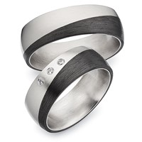 Bild von Partnerring Titan-Carbon / 7,2mm 