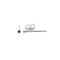 Bild von 925/- Ohrstecker rhod. mit Diamant 0,030 CT