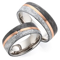 Bild von Partnerring Titan-Carbon / 7,0mm