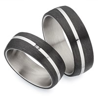 Bild von Partnerring Titan-Carbon / 7,0mm 