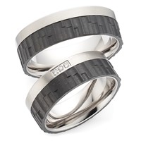 Bild von Partnerring Titan-Carbon / 7mm