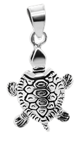 Bild von 925-/ Anhänger rhod. Schildkröte