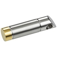 Bild von Edelstahl Anhänger SOS Kapsel mit Gewinde 