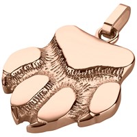 Bild von Edelstahl Anhänger Hundepfote 