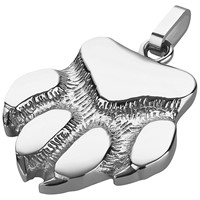 Bild von Edelstahl Anhänger Hundepfote 