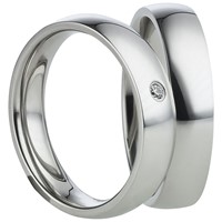 Bild von Ring Edelstahl mit Zirkonia Gr. 48-62