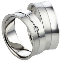 Bild von Partnerringe Edelstahl 7mm - Abverkauf