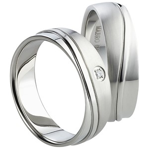 Bild von Partnerringe Edelstahl 6mm