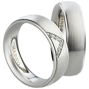 Bild von Partnerringe Edelstahl 6mm 