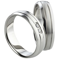 Bild von Partnerringe Edelstahl 5mm 