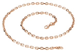 Bild von Ankerkette Silber 925/- rosé vergoldet 1,7mm 40-60cm lang 