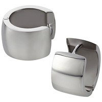 Bild von 925/- Creolen rhodiniert glänzend