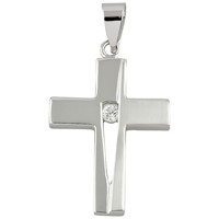 Bild von 925-/ Anhänger rhod. Kreuz