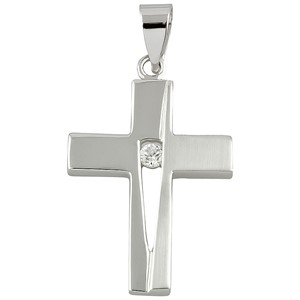 Bild von 925-/ Anhänger rhod. Kreuz 