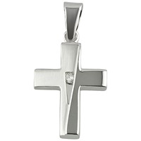 Bild von 925-/ Anhänger rhod. Kreuz