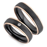 Bild von Partnerringe Titan-Keramik / 5mm