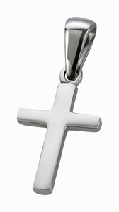 Bild von 925-/ Anhänger rhod. Kreuz  