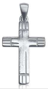 Bild von 925-/ Anhänger rhod. Kreuz  