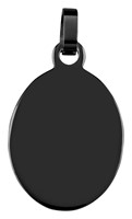 Bild von Gravurplatte Oval Edelstahl 1,4mm stark 16x21mm oder 20x25mm 
