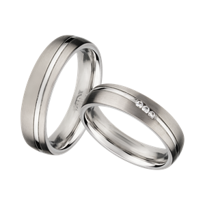 Bild von Partnerring Edelstahl-Titan / 5mm
