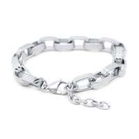 Bild von Edelstahl Armband 17+4cm / 2 Modelle