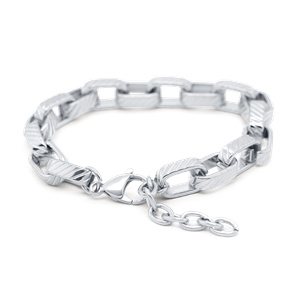 Bild von Edelstahl Armband 17+4cm / 2 Modelle  