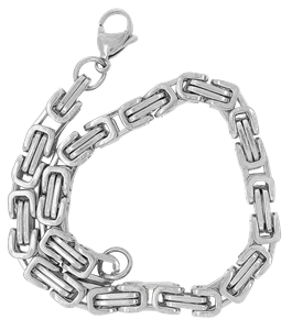 Bild von Königskette / Armband 6mm Edelstahl 21-60cm 