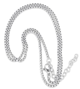 Bild von Venezianerkette gerundet 2,0mm Edelstahl mit Karabiner 45+5cm lang 