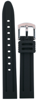 Bild von Silikon Band schwarz, 18-26mm