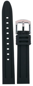 Bild von Silikon Band schwarz, 18-26mm